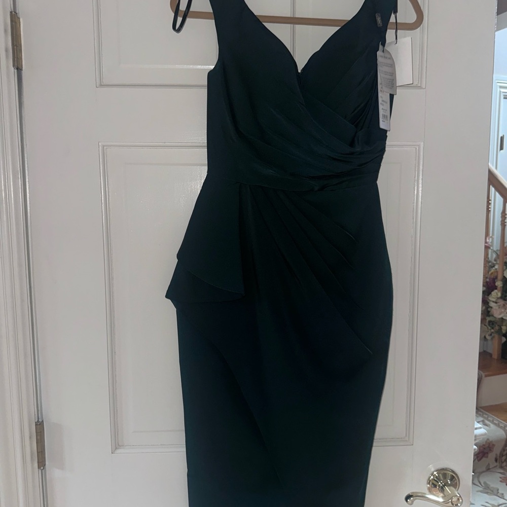 Chic Asymmetrical Black Dress